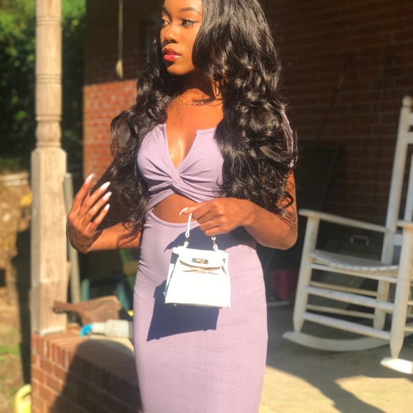 Ribbed Mini Dress (Knot My Business Mini Dress) - Picture 3 of 4